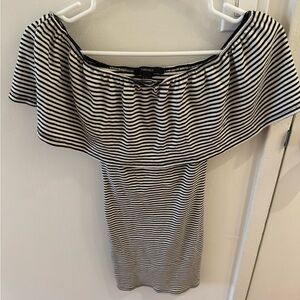 Forever 21 Black and White Striped dress